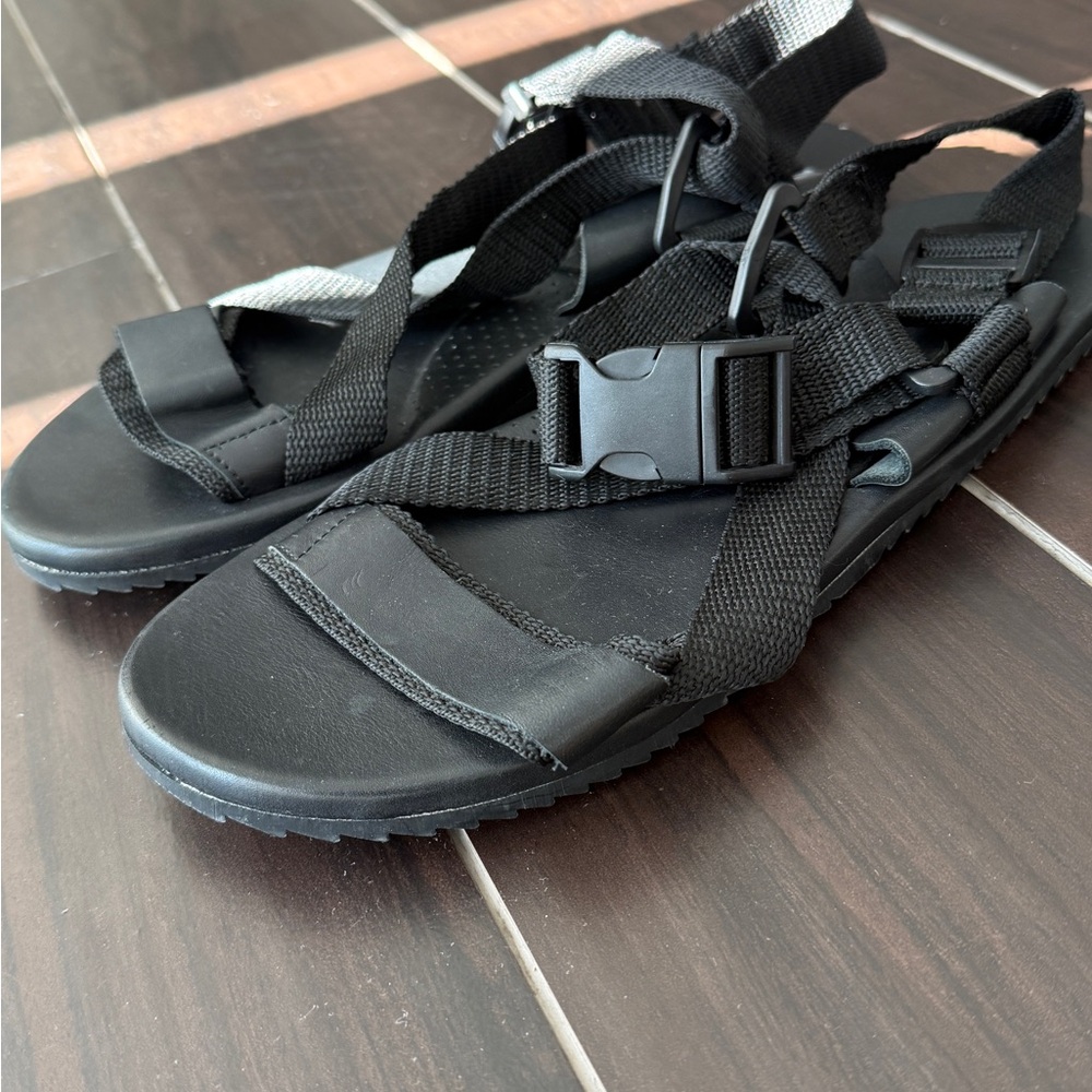 Black Strappy Sandals